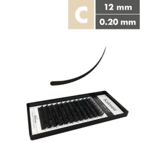 Kalentin Extensiones De Pestañas Clásicas Curva C 0,20 12mm